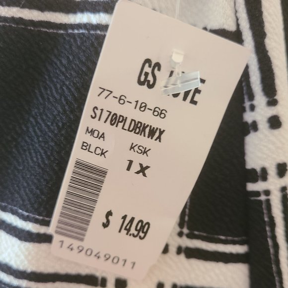 Windowpane skirt - Picture 3 of 3